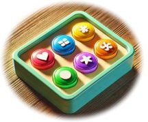 Richard Dawkins describes a 6-buttoned Creation Machine