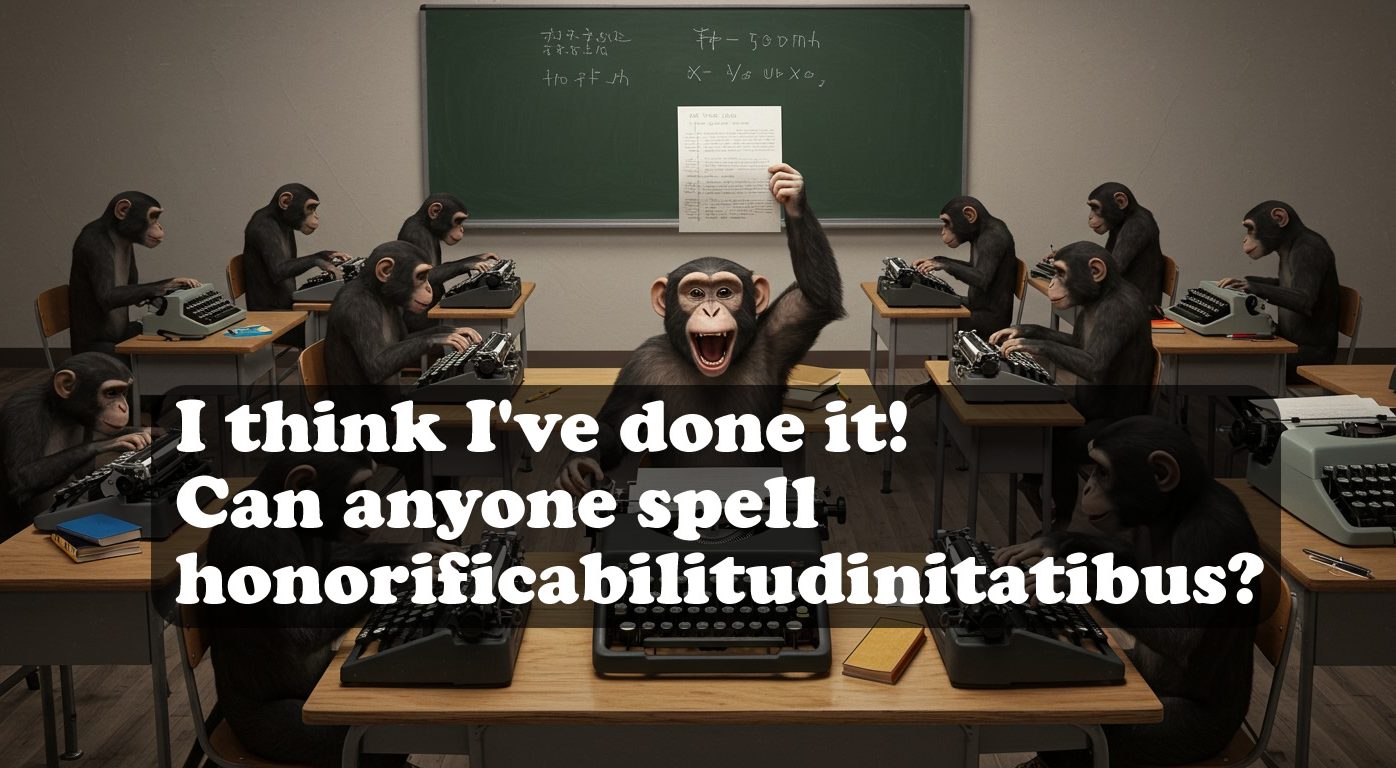Could an ape produce the works of Shakespeare?