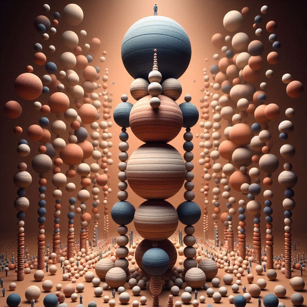 Finely balanced attributes in everything from atoms to galaxies.